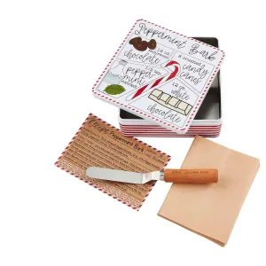 Mud Pie Peppermint Bark Recipe Tin Set