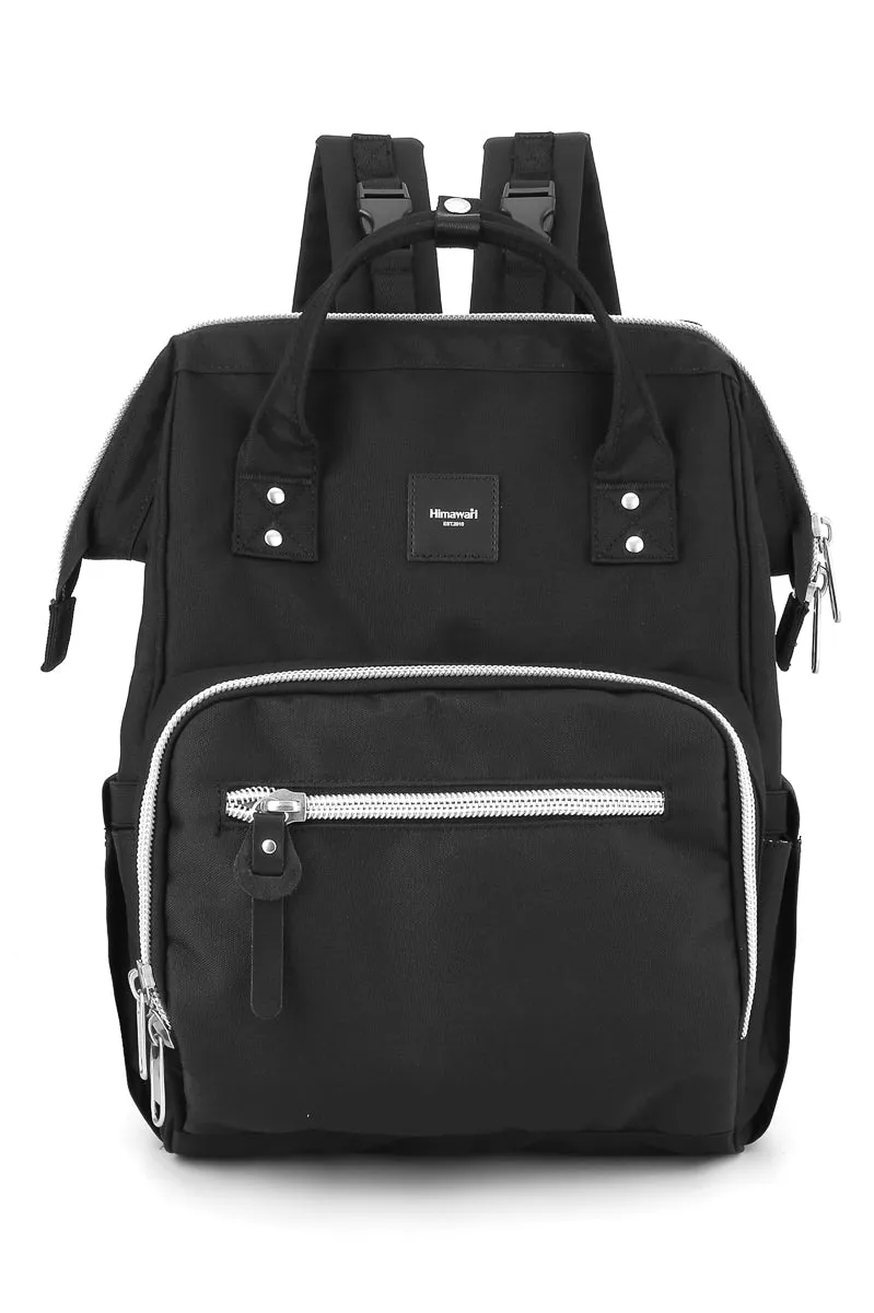MULTI PORKET  WATERPROOF BACKPACK 1213 - BLACK