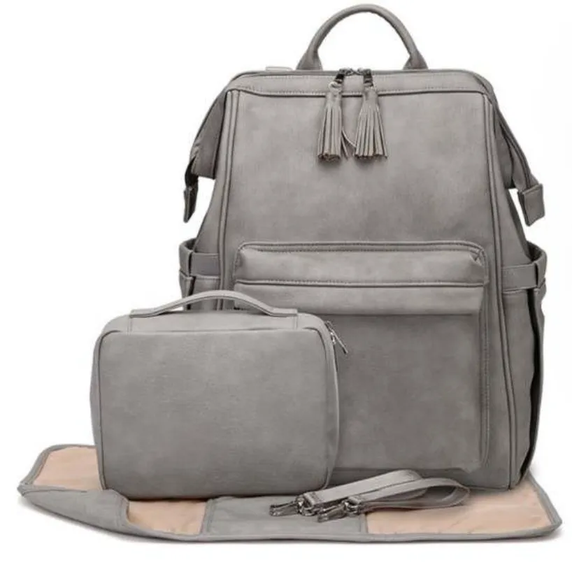 MyBambini's Leather Diaper Bag™