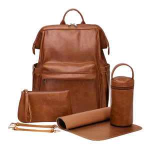 MyBambini's Leather Diaper Bag™