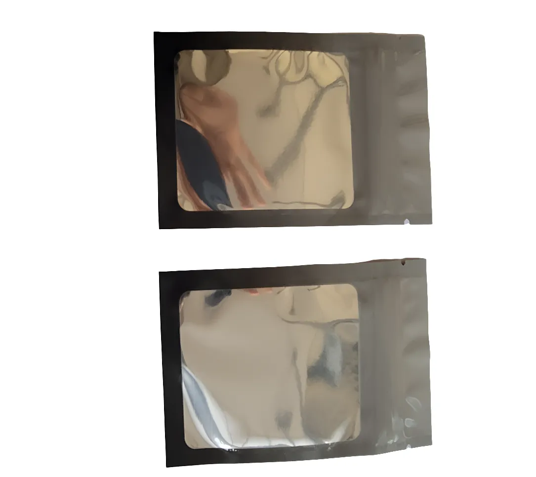 Mylar Smell Proof Ziplock Bags Size (7x10cm) - (100pcs Bundle)