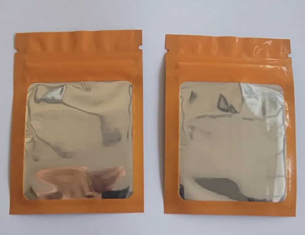 Mylar Smell Proof Ziplock Bags Size (7x10cm) - (100pcs Bundle)