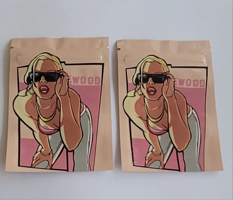 Mylar Smell Proof Ziplock Bags Size (7x10cm) - (100pcs Bundle)