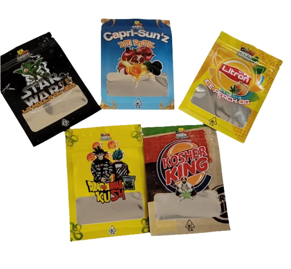 Mylar Smell Proof Ziplock Bags Size (7x10cm) - (100pcs Bundle)