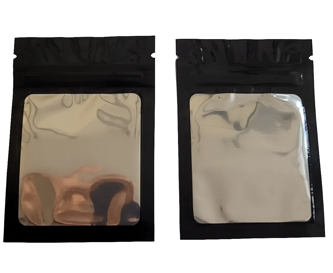 Mylar Smell Proof Ziplock Bags Size (7x10cm) - (100pcs Bundle)