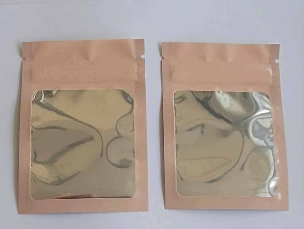 Mylar Smell Proof Ziplock Bags Size (7x10cm) - (100pcs Bundle)