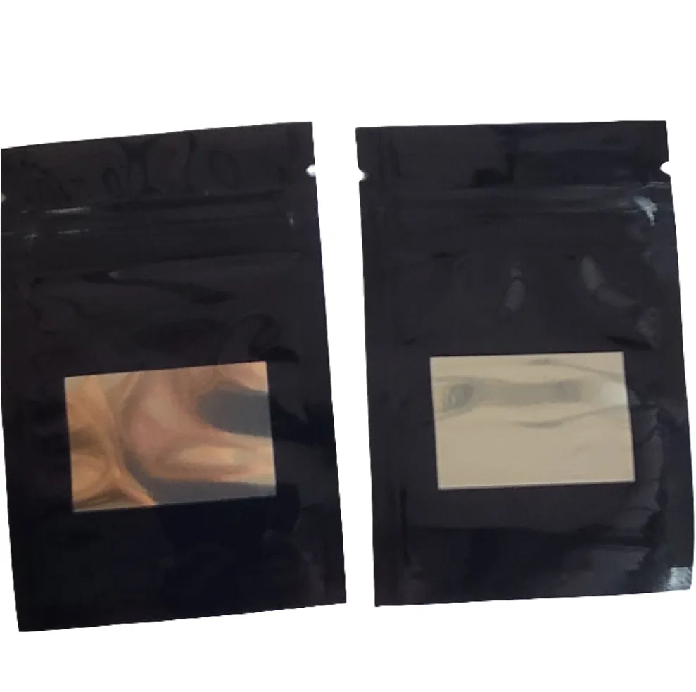Mylar Smell Proof Ziplock Bags Size (7x10cm) - (100pcs Bundle)