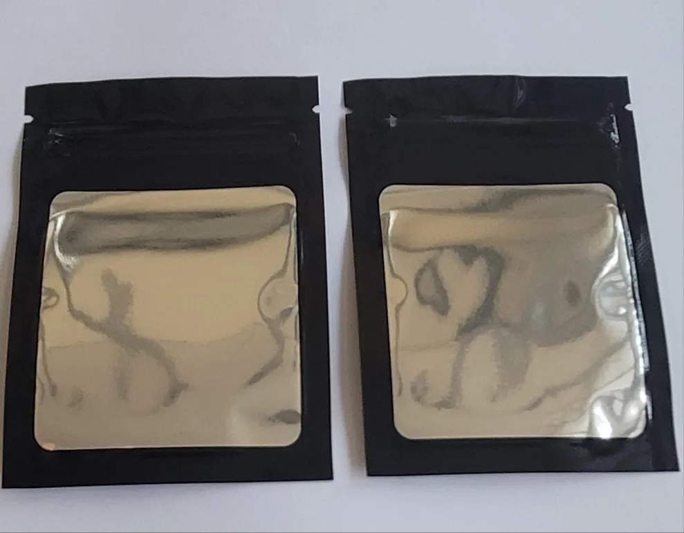 Mylar Smell Proof Ziplock Bags Size (7x10cm) - (100pcs Bundle)