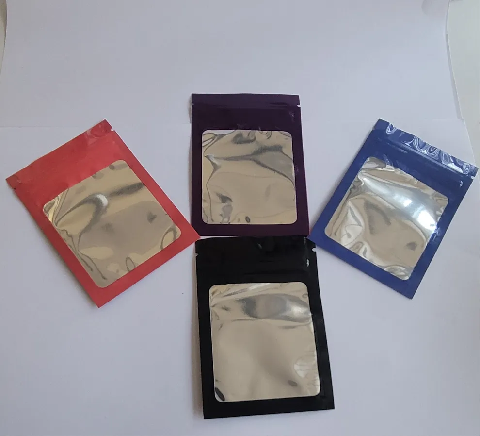 Mylar Smell Proof Ziplock Bags Size (7x10cm) - (100pcs Bundle)