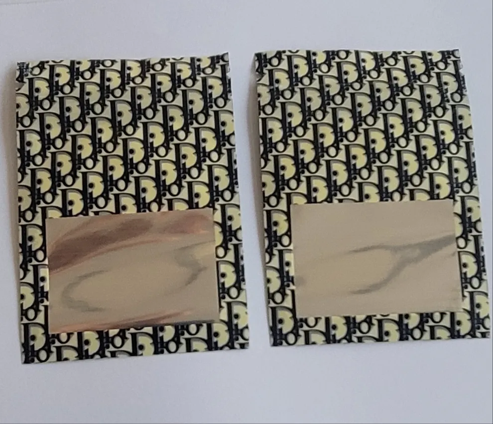 Mylar Smell Proof Ziplock Bags Size (7x10cm) - (100pcs Bundle)