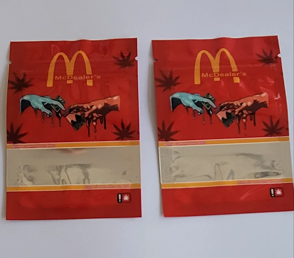 Mylar Smell Proof Ziplock Bags Size (7x10cm) - (100pcs Bundle)