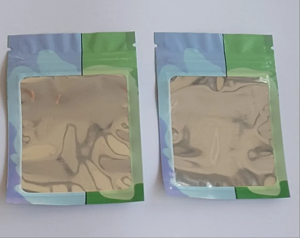 Mylar Smell Proof Ziplock Bags Size (7x10cm) - (100pcs Bundle)