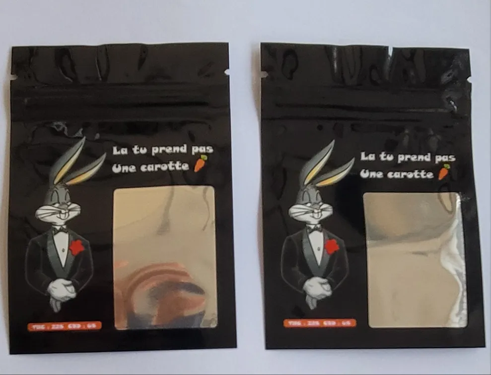 Mylar Smell Proof Ziplock Bags Size (7x10cm) - (100pcs Bundle)