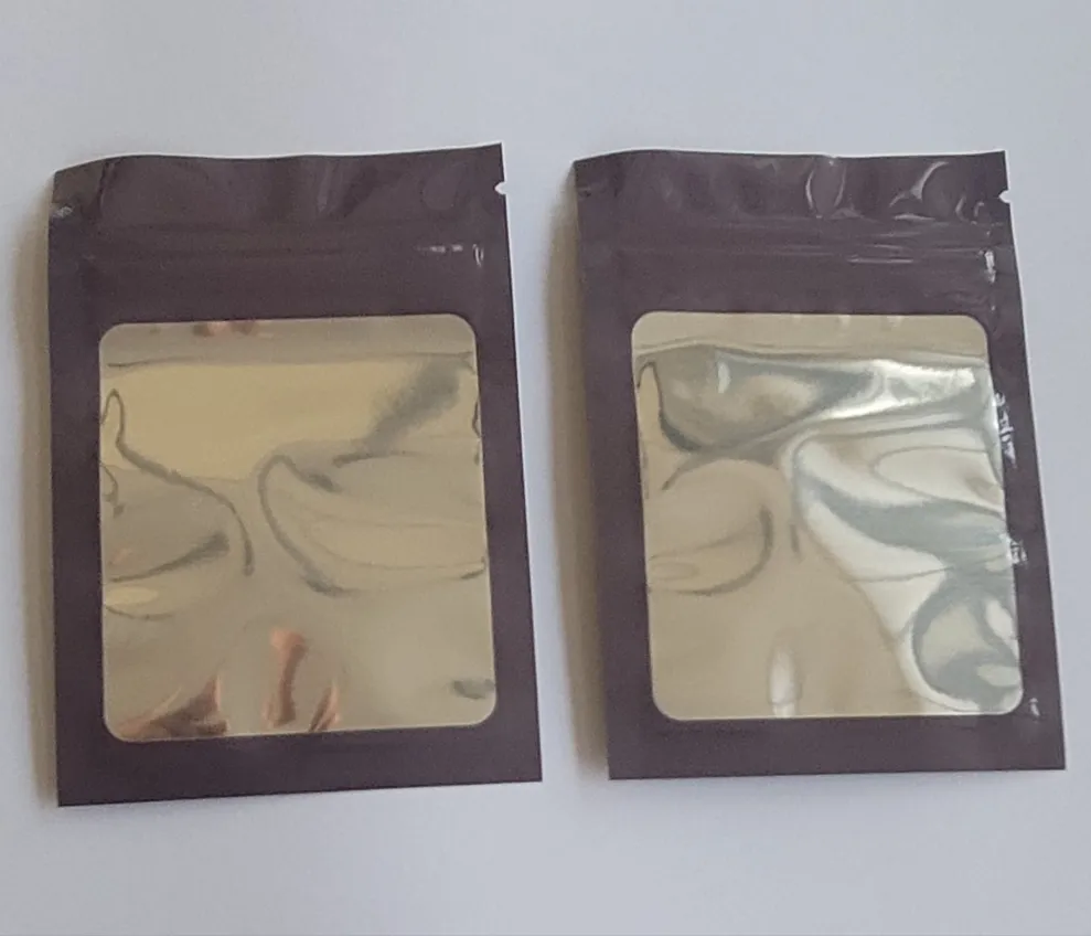 Mylar Smell Proof Ziplock Bags Size (7x10cm) - (100pcs Bundle)