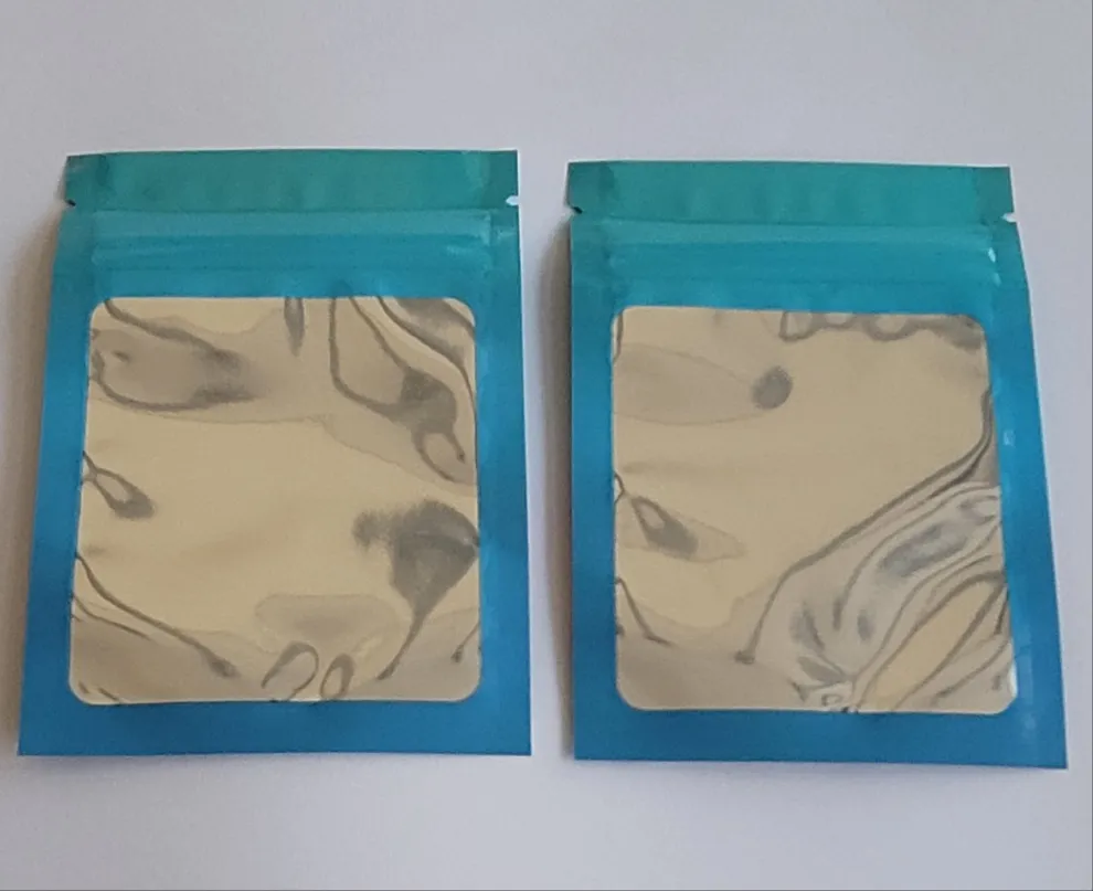 Mylar Smell Proof Ziplock Bags Size (7x10cm) - (100pcs Bundle)