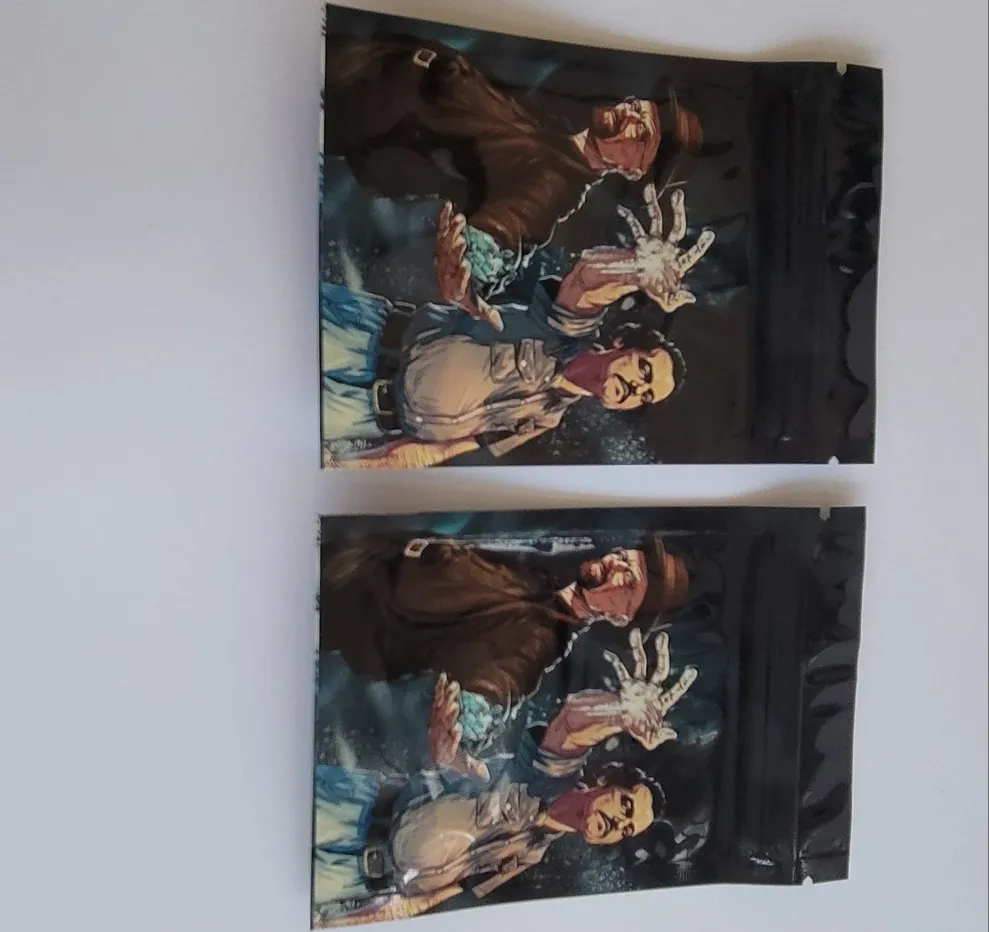 Mylar Smell Proof Ziplock Bags Size (7x10cm) - (100pcs Bundle)