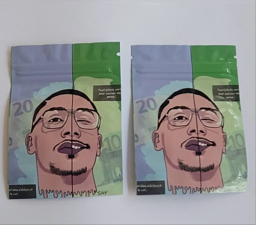 Mylar Smell Proof Ziplock Bags Size (7x10cm) - (100pcs Bundle)