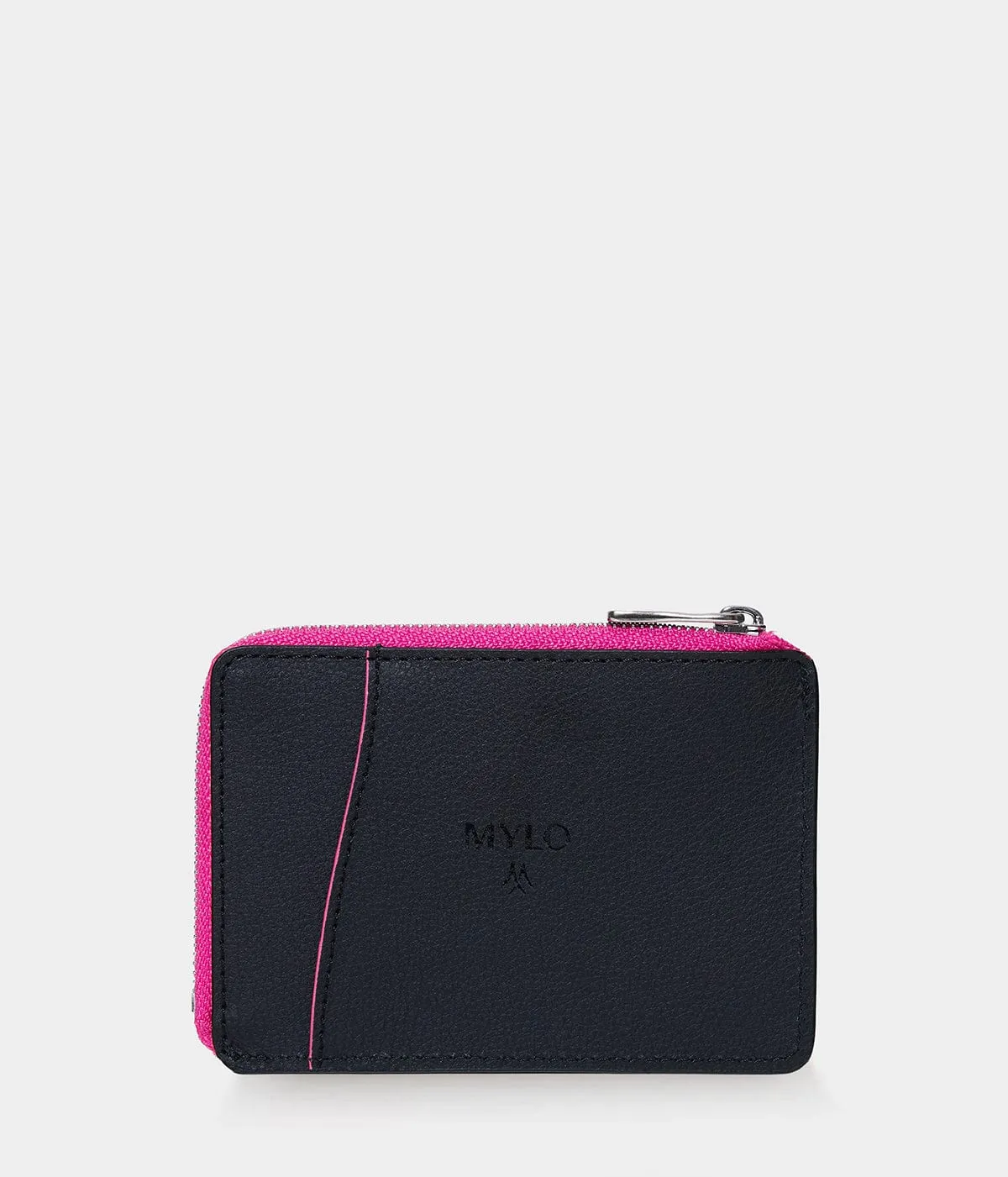 Mylo™️ Vegan Mushroom Leather Large Zipped Card Holder | Pink