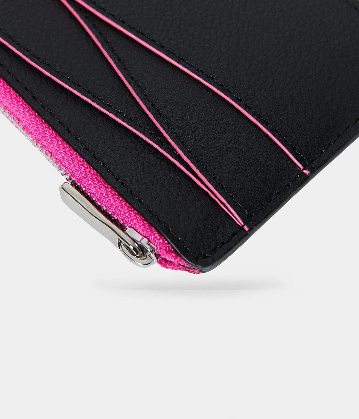 Mylo™️ Vegan Mushroom Leather Large Zipped Card Holder | Pink