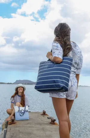 Navy Pinstripe Day Tripper