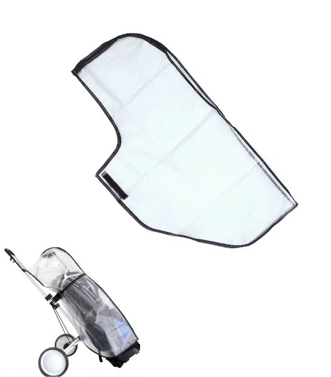 NEW PVC ZIPPERED GOLF BAG RAIN COVER - Easy access to clubs