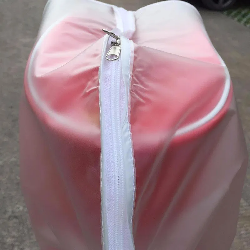 NEW PVC ZIPPERED GOLF BAG RAIN COVER - Easy access to clubs