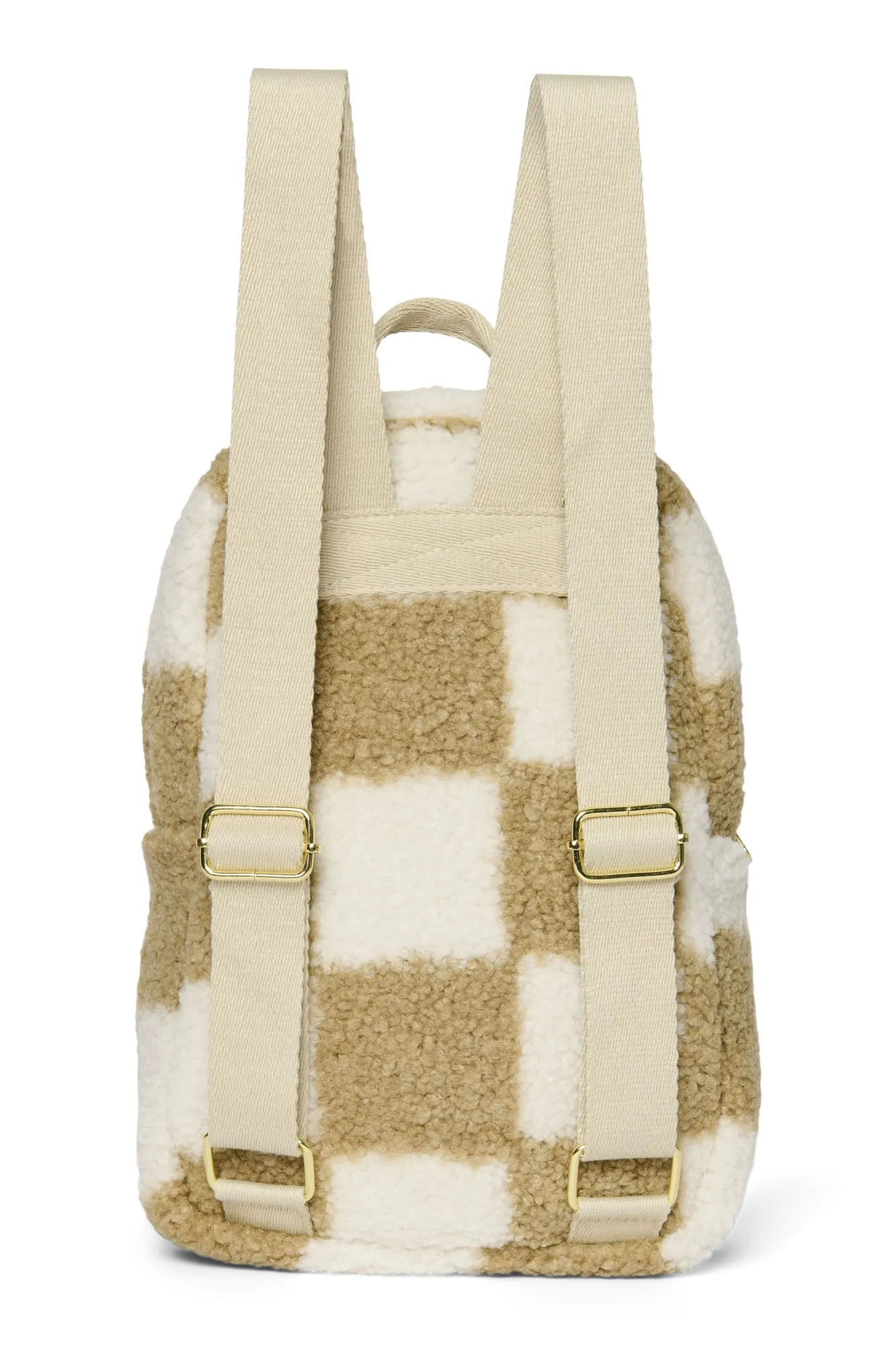 NEW! STUDIO NOOS X BINI TOAST CHEQUERBOARD MINI TEDDY BACKPACK