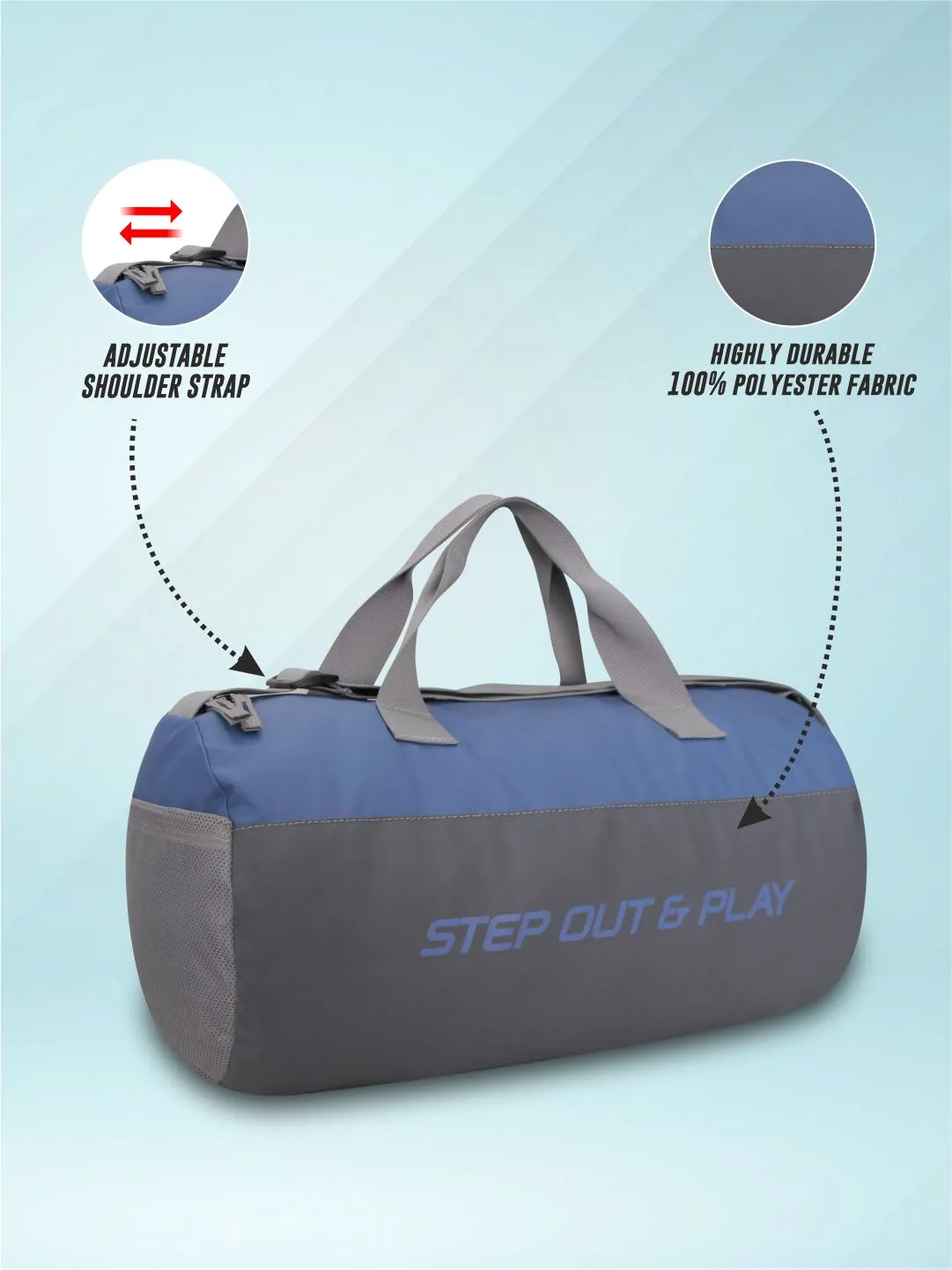 NIVIA Beast 8 Round 21L Bag (Navy Grey)