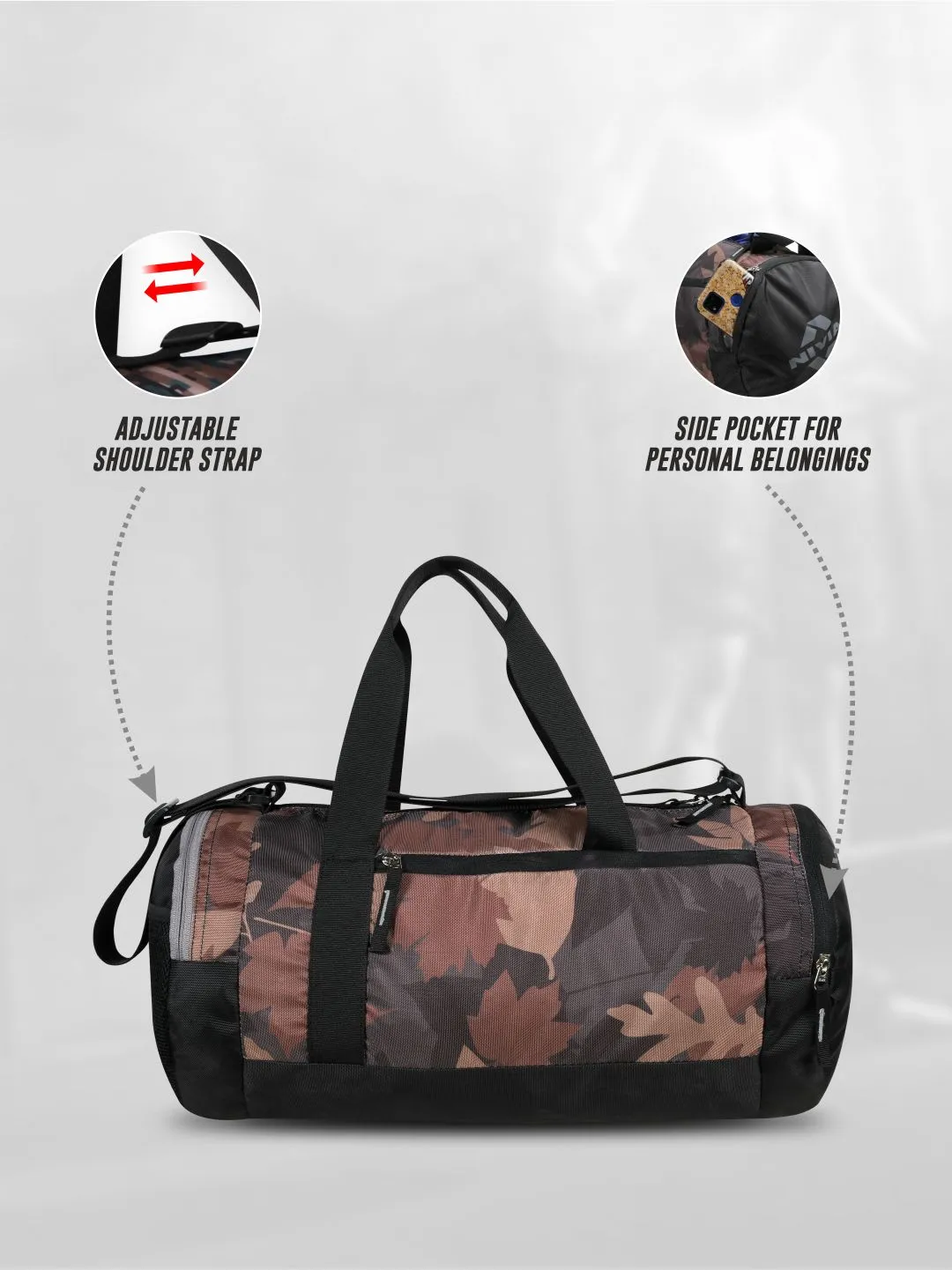 NIVIA Jungle Round 24.5L Bag (Brown)