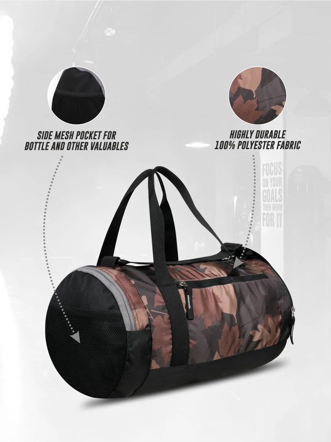 NIVIA Jungle Round 24.5L Bag (Brown)