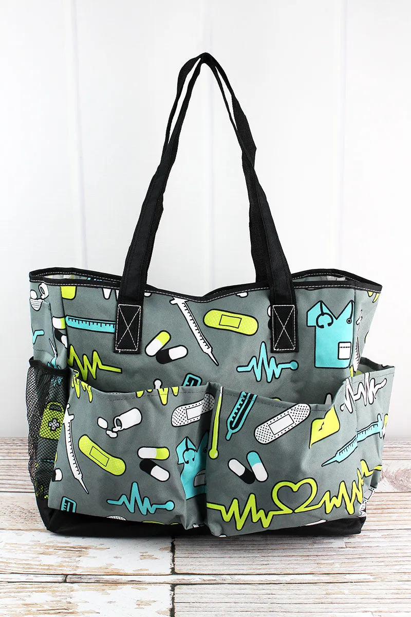 Nurse Life Large Organizer Tote