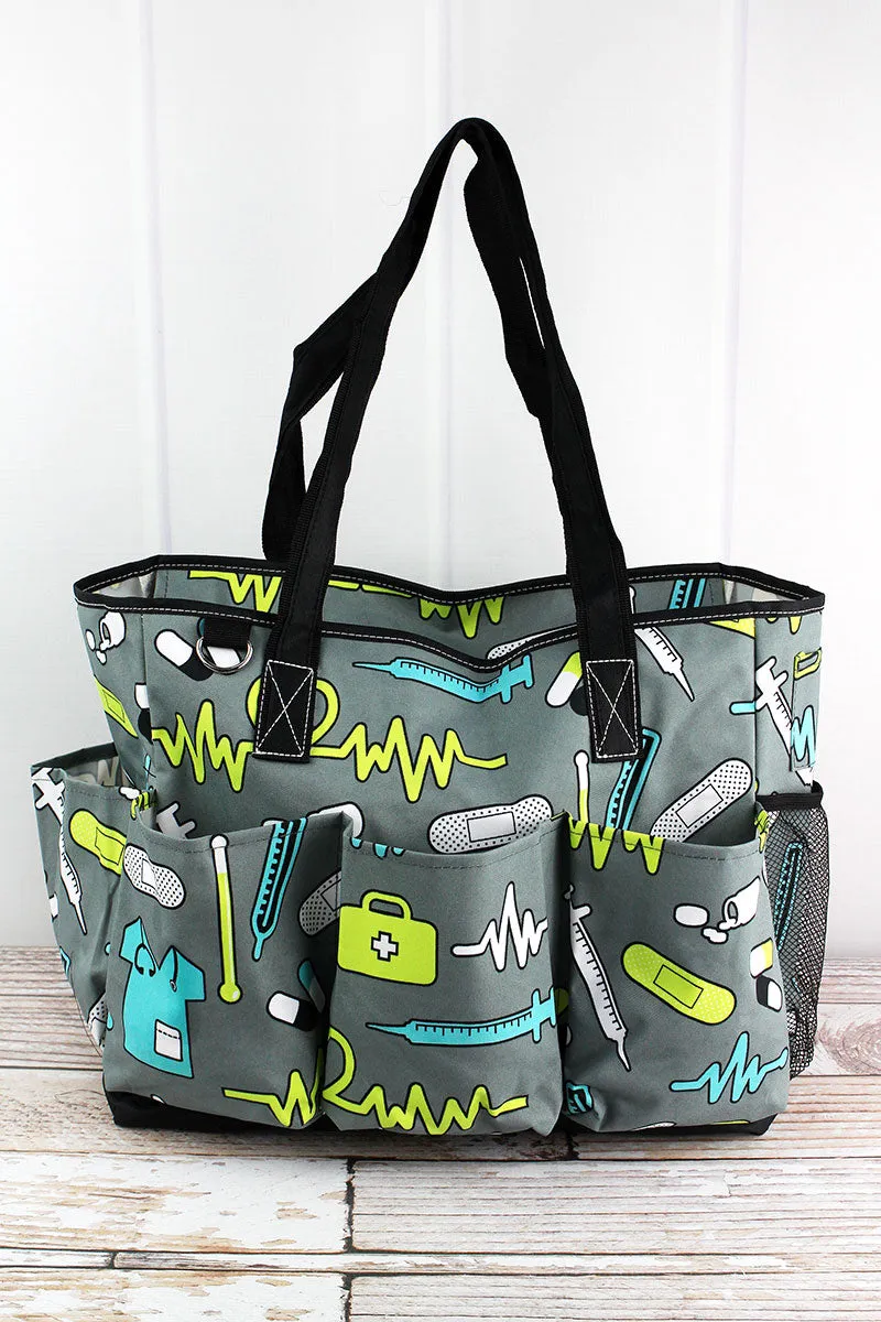 Nurse Life Large Organizer Tote