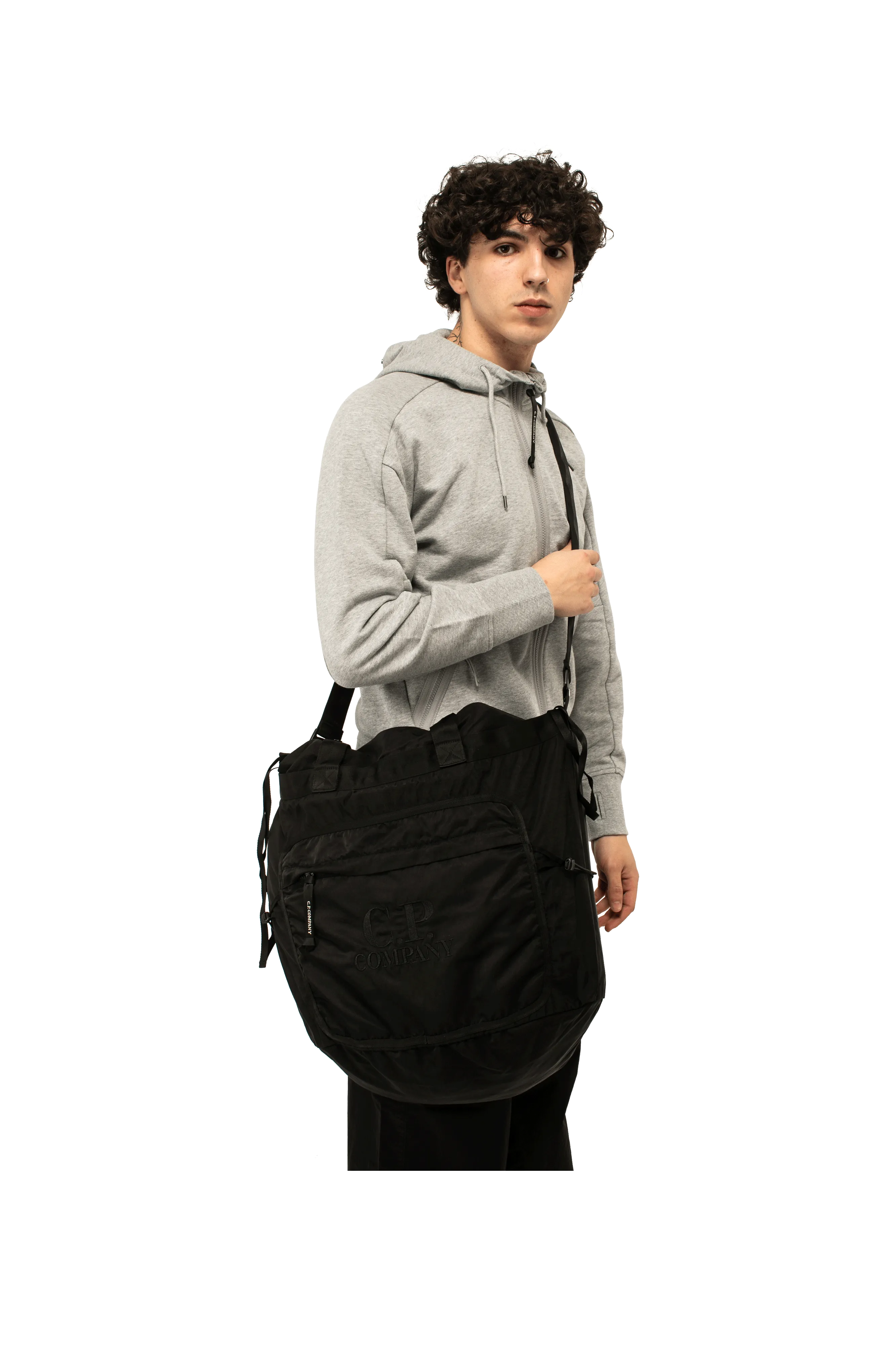 Nylon B Crossbody Messenger Bag