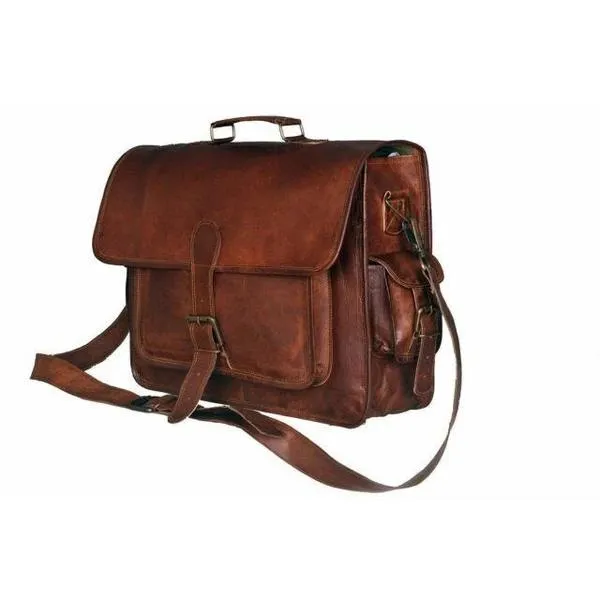 Oak Handmade Leather Messenger Bag