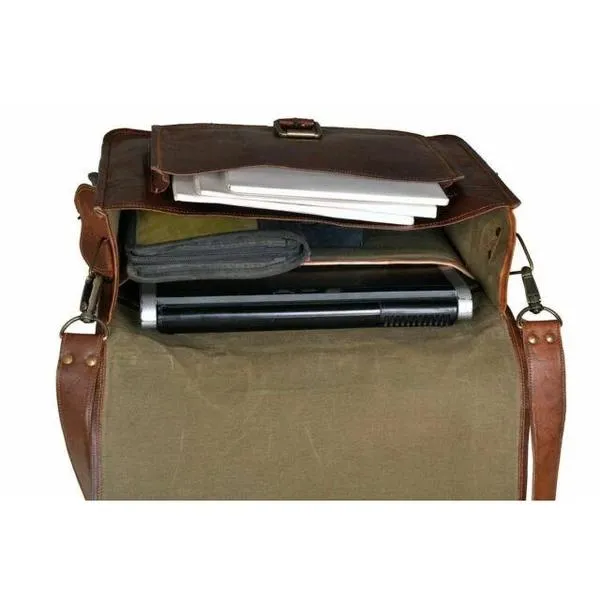 Oak Handmade Leather Messenger Bag