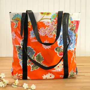 Oilcloth Market Bag / Orange