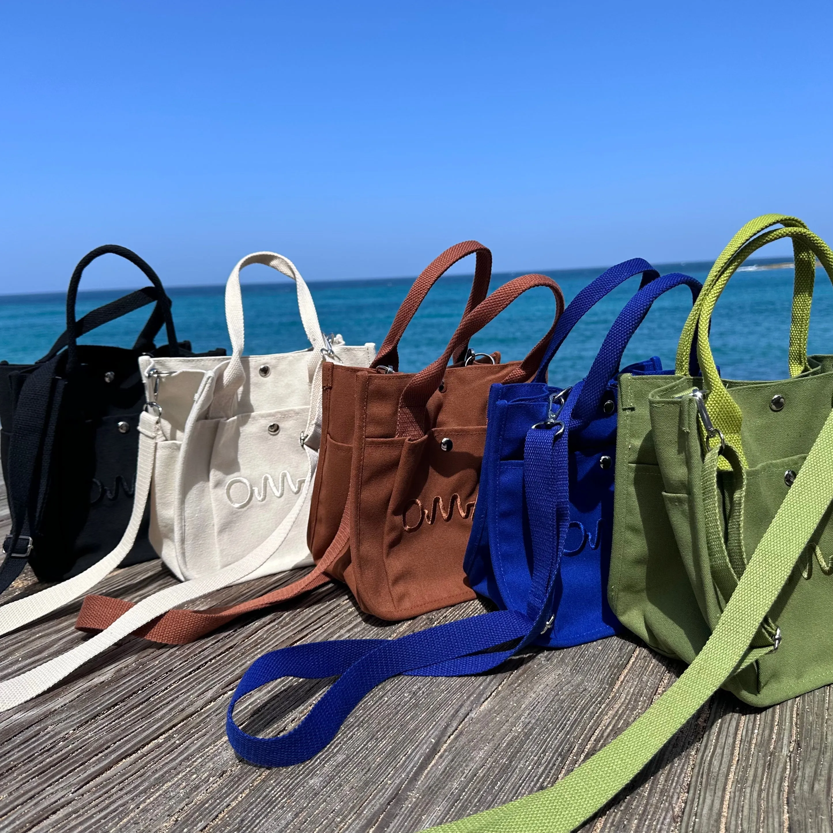 OMA Mini Canvas Tote Bag GREEN