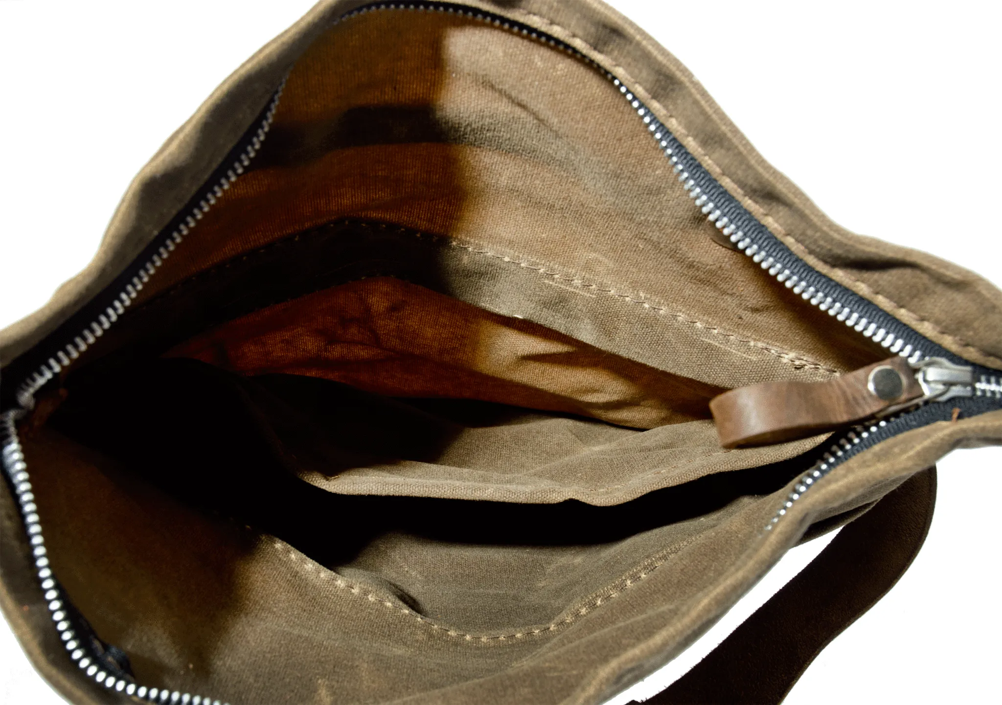 Orox Leather Co. Canvas Viator Crossbody Messenger Bag