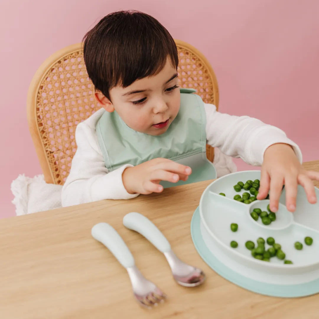 OXO Tot On-The-Go Fork And Spoon Set - Opal