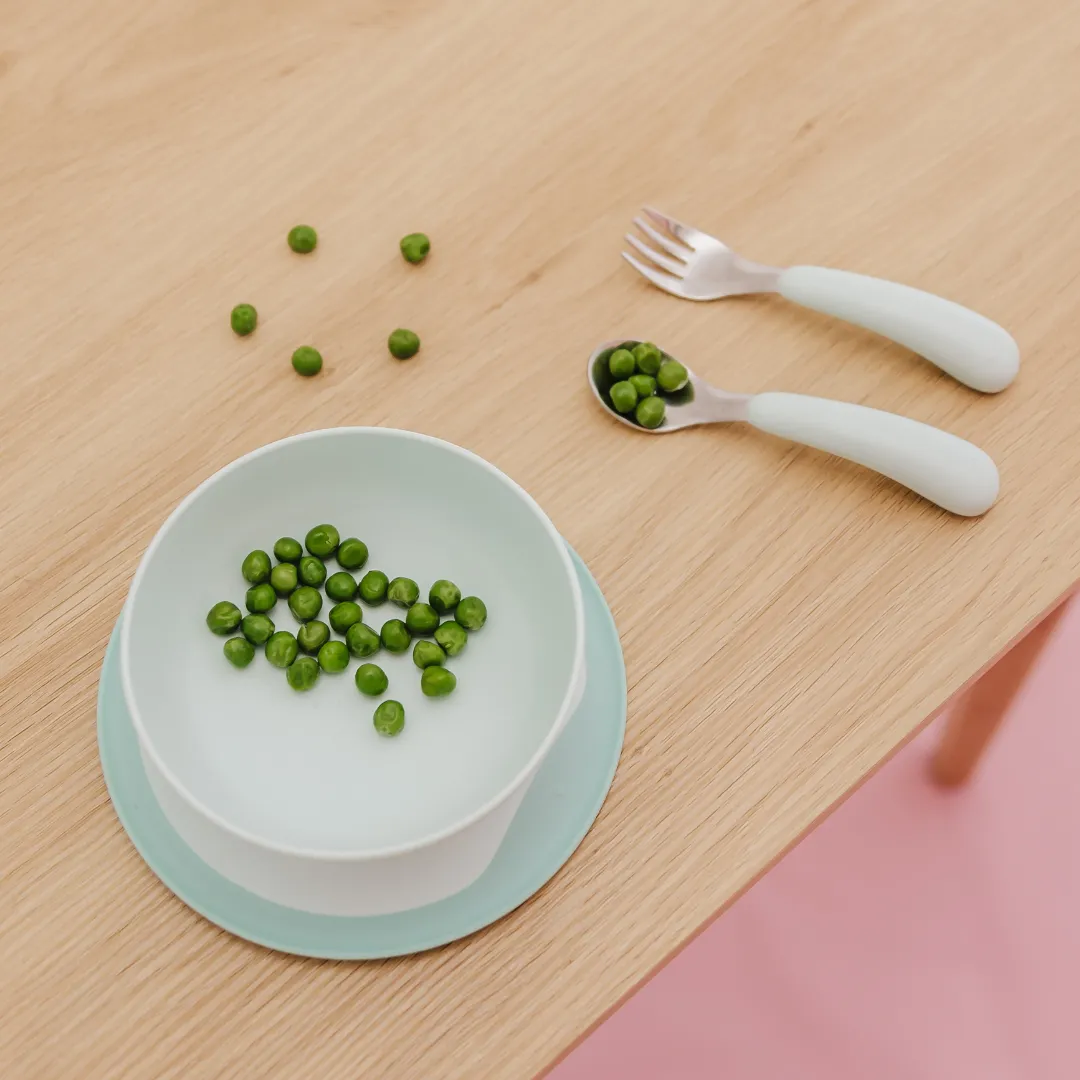 OXO Tot On-The-Go Fork And Spoon Set - Opal