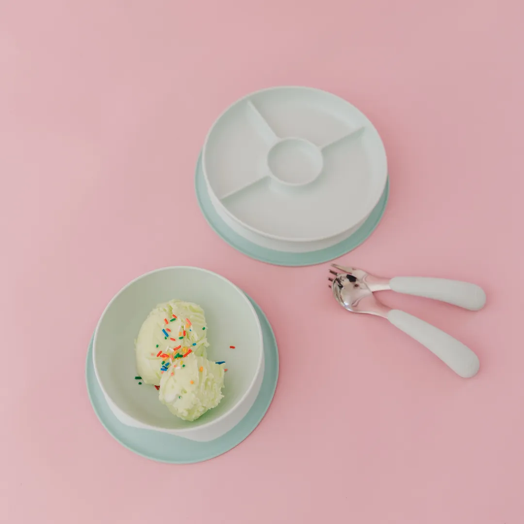 OXO Tot On-The-Go Fork And Spoon Set - Opal
