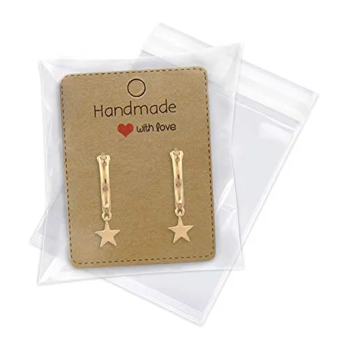 Pack It Chic - 2” X 2” (1000 Pack) Clear Resealable Polypropylene Bags for Jewelry, Samples, Candy & Small Parts - Self Seal