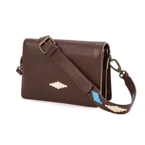 Pampeano - Ladies Crossbody Bag - Brown Leather