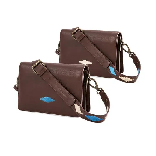 Pampeano - Ladies Crossbody Bag - Brown Leather