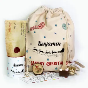 Personalised Christmas Gift Sack - Santas Express Delivery