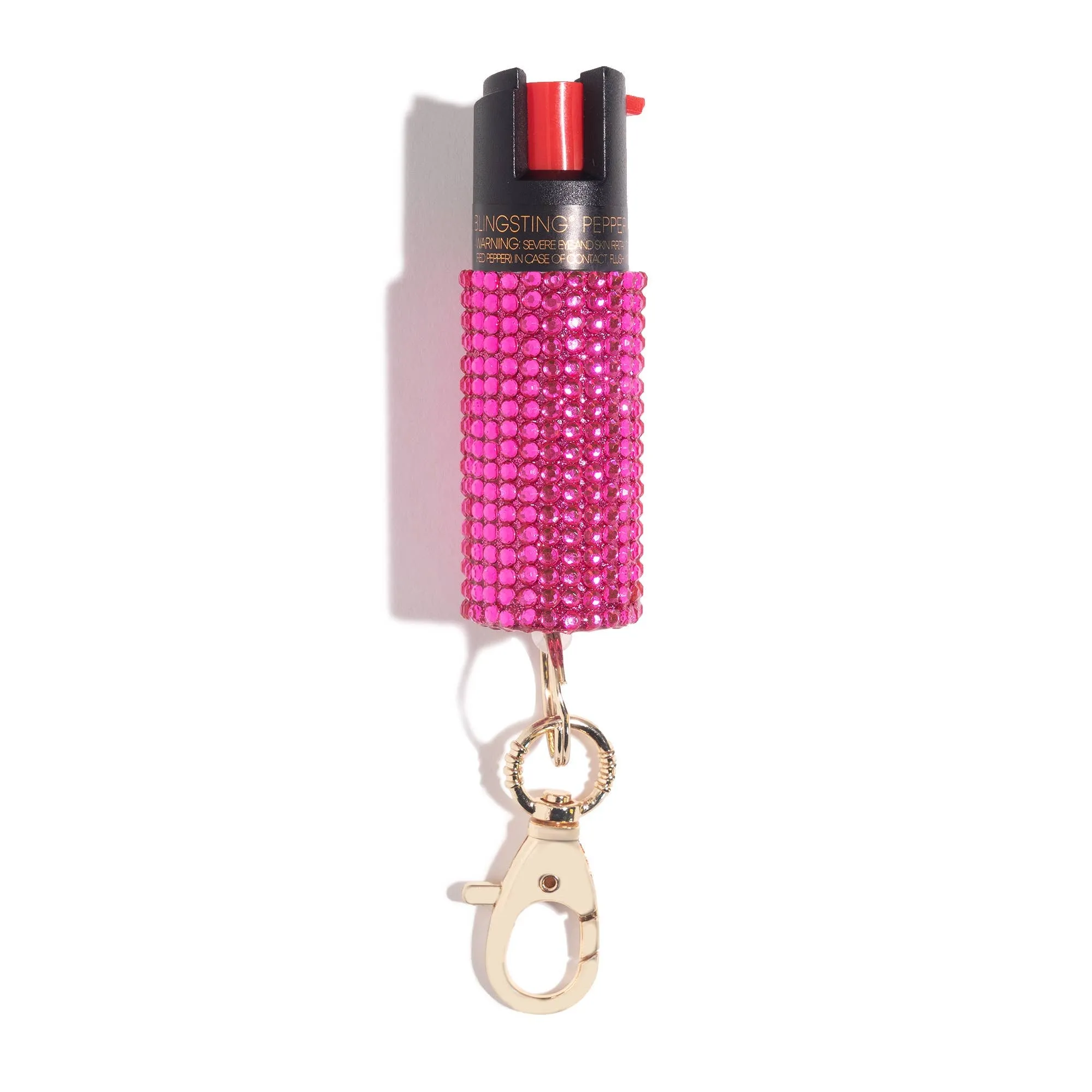 Pink Rhinestone Pepper Spray