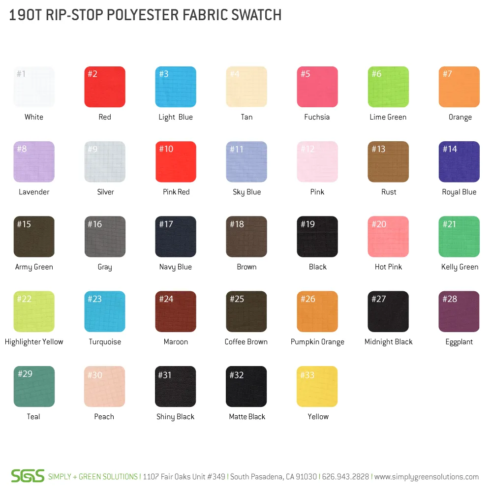 Polyester Z-Tote *Fully Customizable* Bag Ban Approved