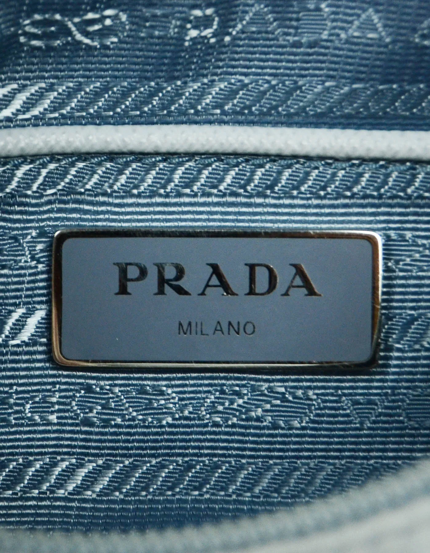 Prada 2021 Cornflower Blue Re-Nylon Messenger Bag