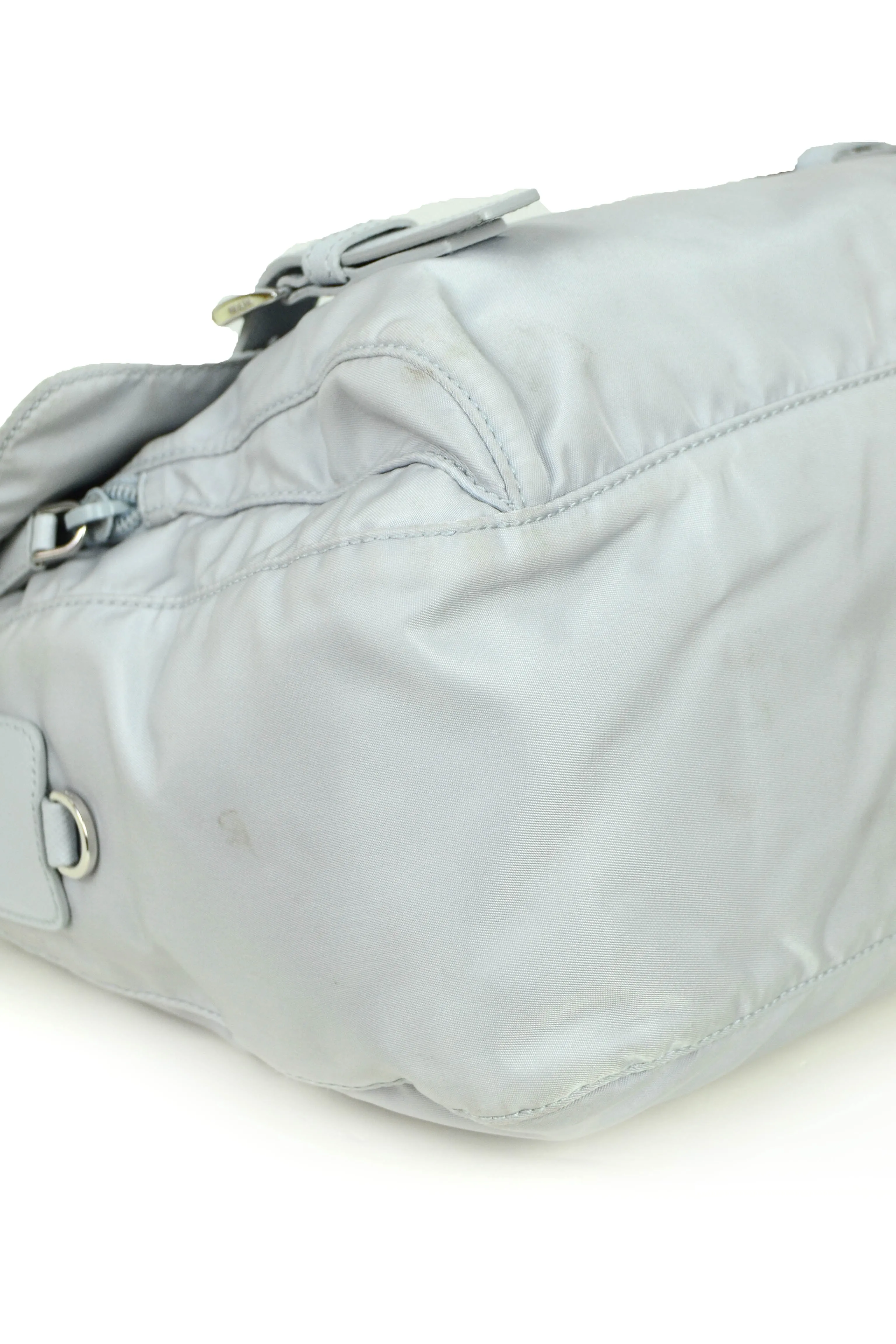Prada 2021 Cornflower Blue Re-Nylon Messenger Bag