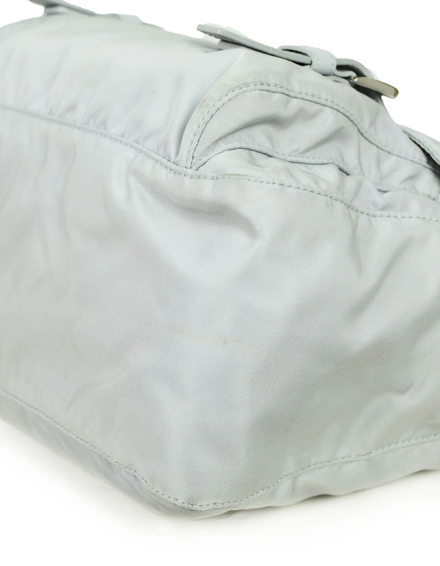 Prada 2021 Cornflower Blue Re-Nylon Messenger Bag
